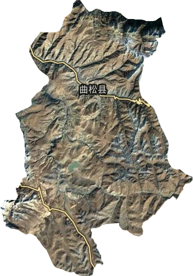 曲松县卫星图