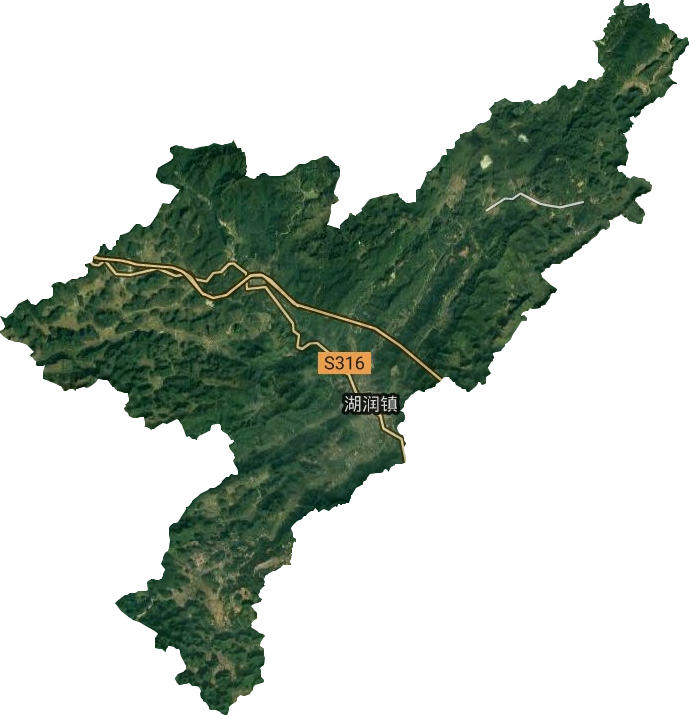 湖润镇卫星图