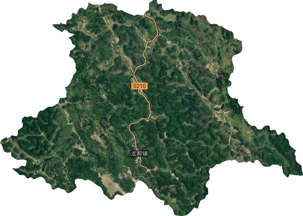 龙邦镇卫星图