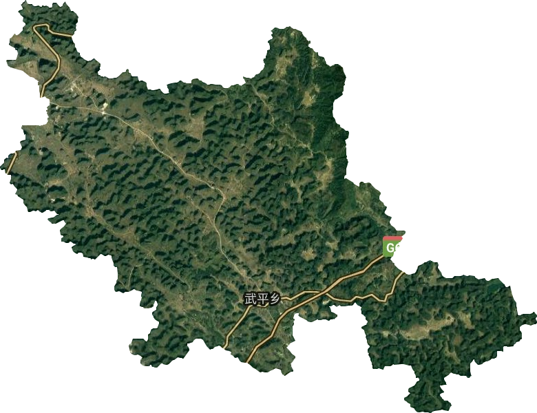武平乡卫星图
