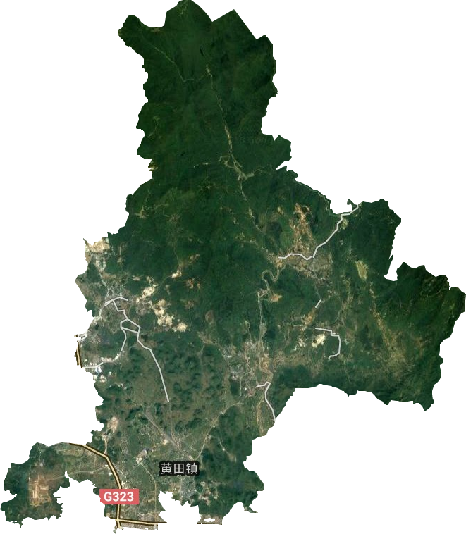 黄田镇卫星图