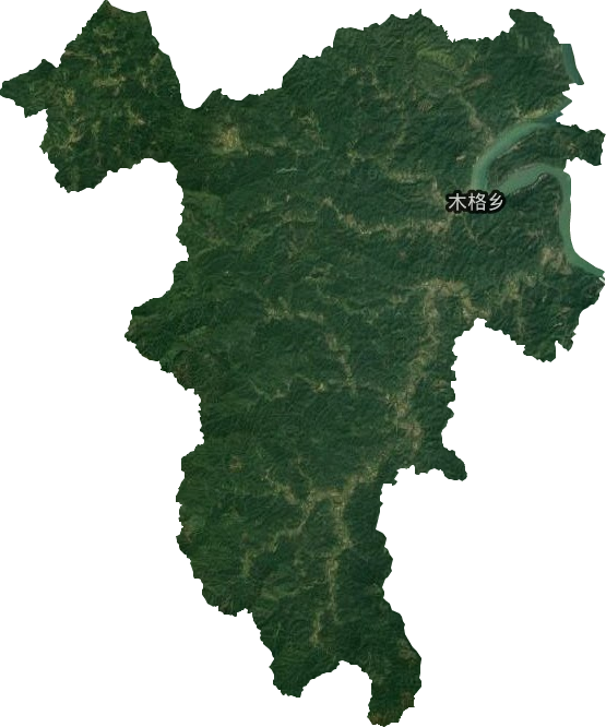 木格乡卫星图