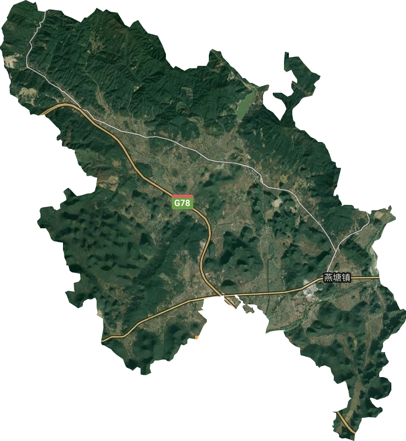 燕塘镇卫星图