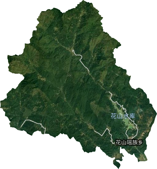 花山瑶族乡卫星图