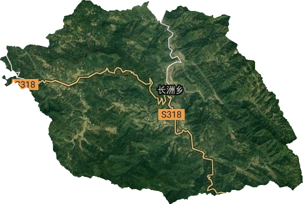 长洲乡卫星图