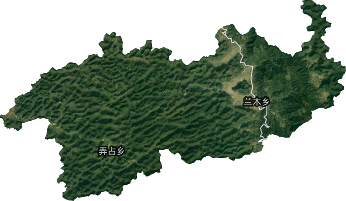 兰木乡卫星图