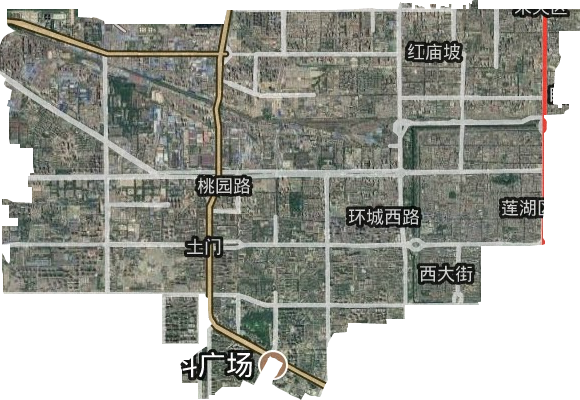 莲湖区卫星图