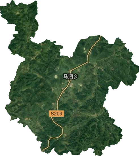 马泗乡卫星图