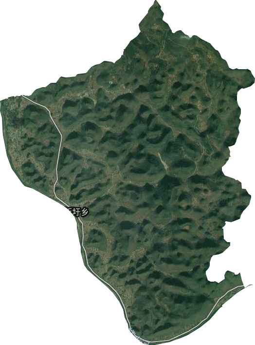 新圩乡卫星图