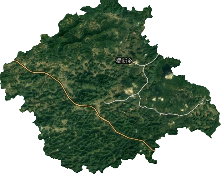 福新乡卫星图