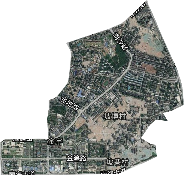 金宇街道卫星图