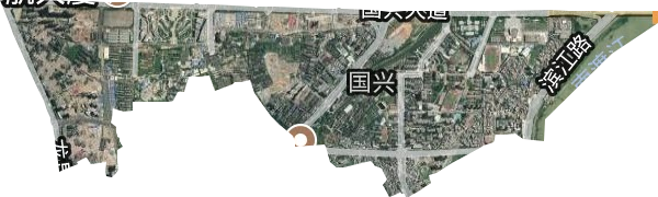 国兴街道卫星图