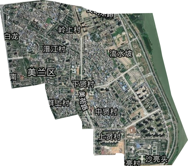 白龙街道卫星图
