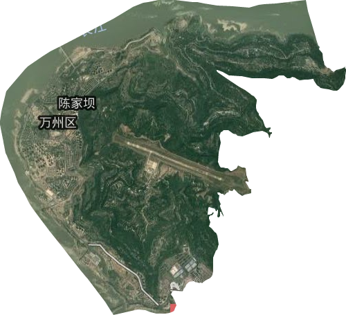 陈家坝街道卫星图
