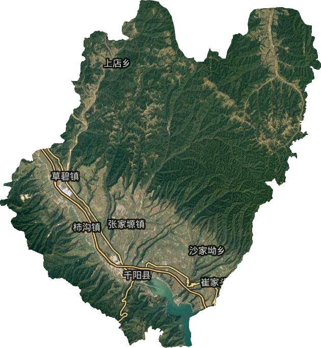千阳县卫星图