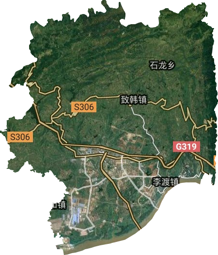 李渡街道卫星图