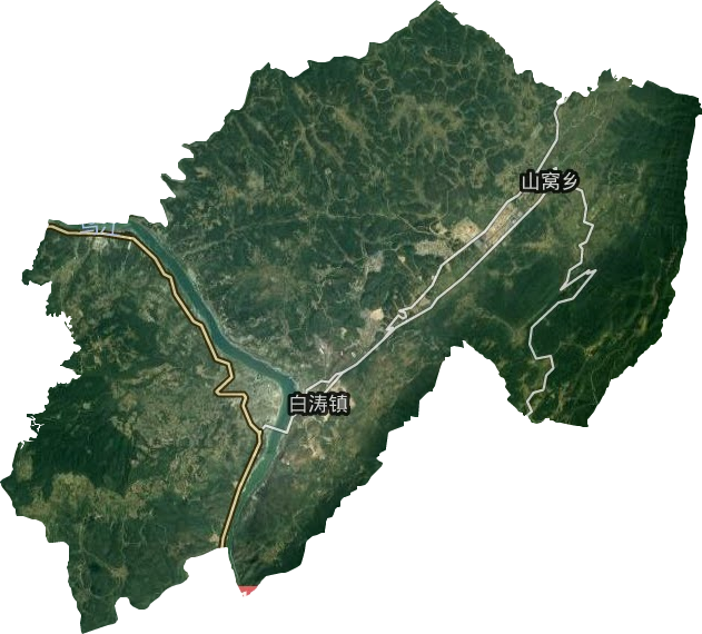 白涛街道卫星图