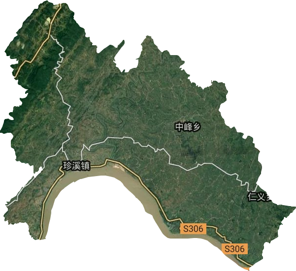 珍溪镇卫星图
