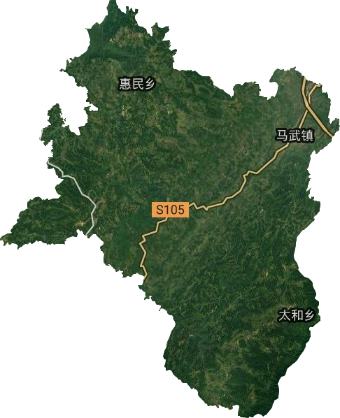马武镇卫星图