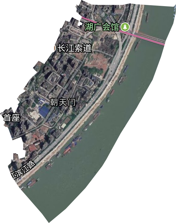 望龙门街道卫星图