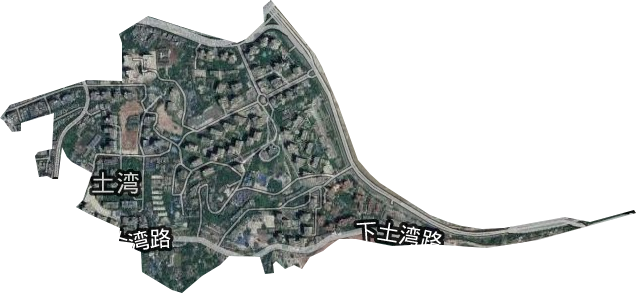 土湾街道卫星图