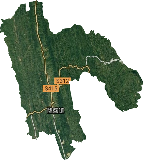 隆盛镇卫星图