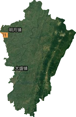 大盛镇卫星图