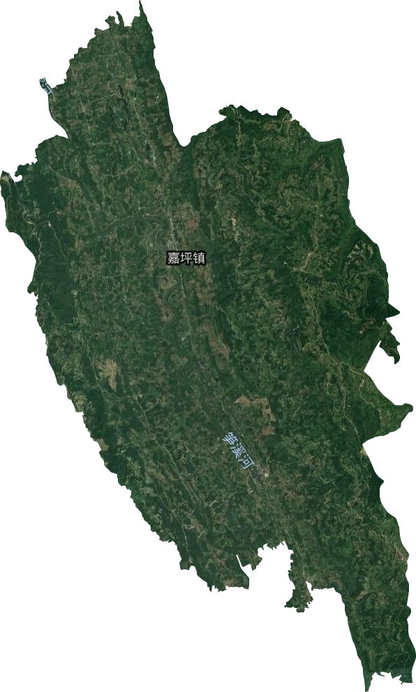 嘉平镇卫星图
