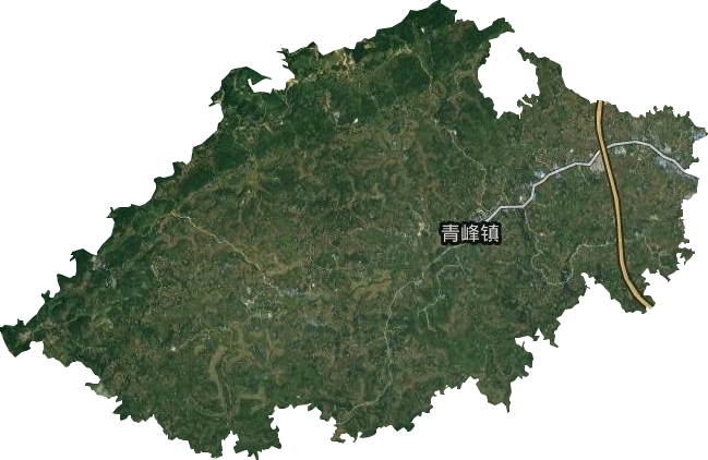 青峰镇卫星图