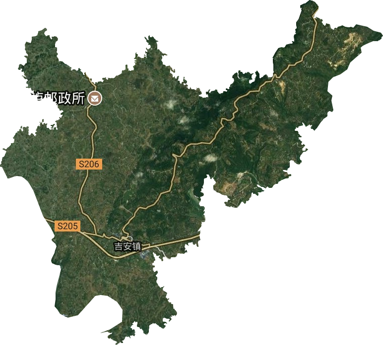 吉安镇卫星图