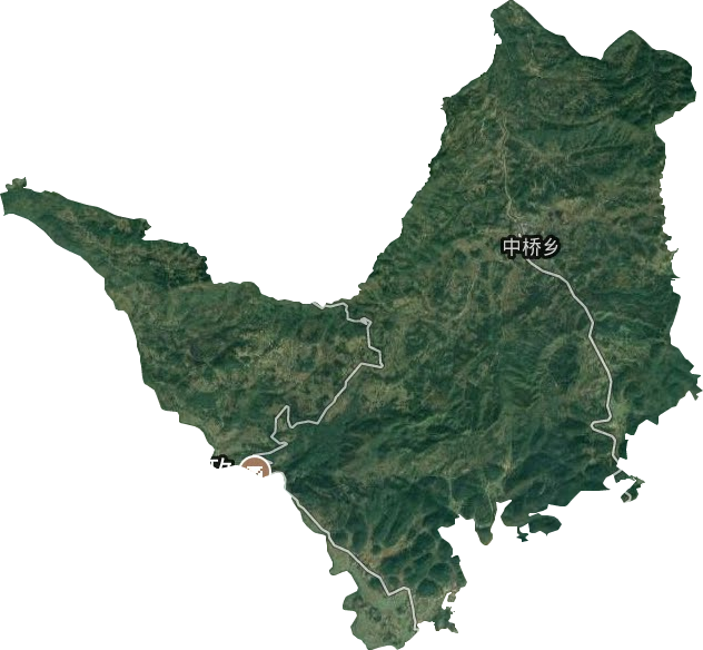 中桥乡卫星图