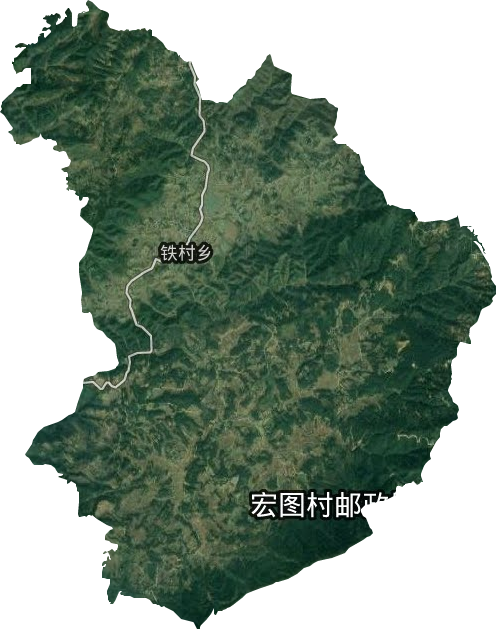 铁村乡卫星图