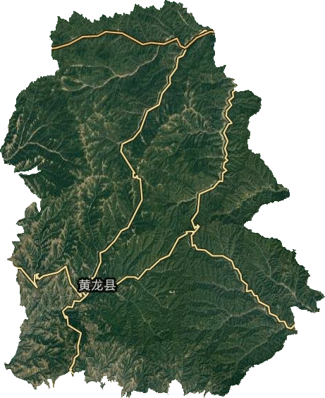 黄龙县卫星图
