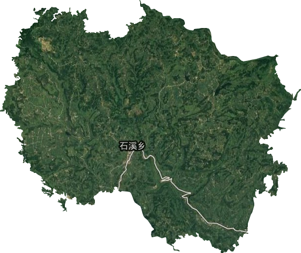 石溪乡卫星图