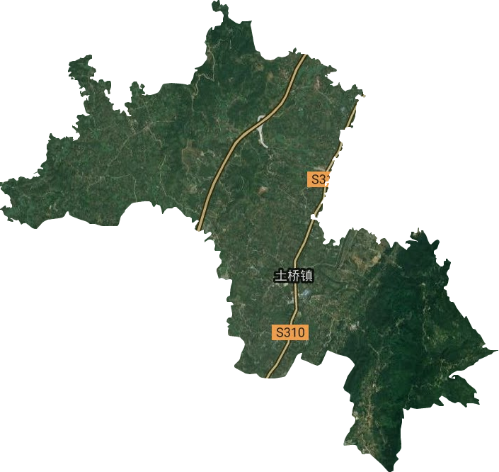 土桥镇卫星图
