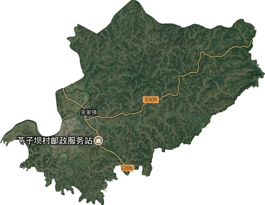 吴家镇卫星图