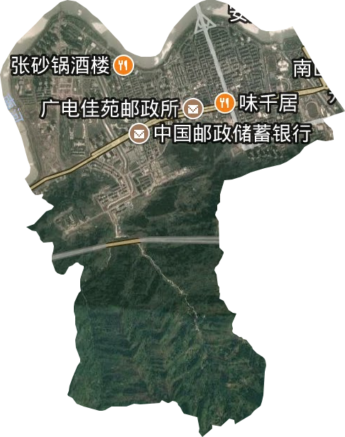 云枫街道卫星图