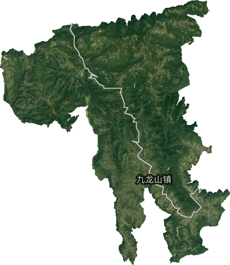 九龙山镇卫星图