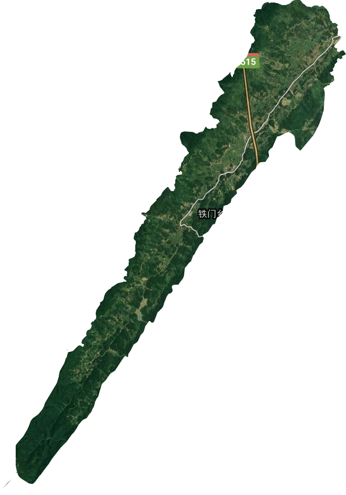 铁门乡卫星图