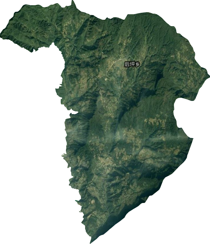后坪苗族土家族乡卫星图
