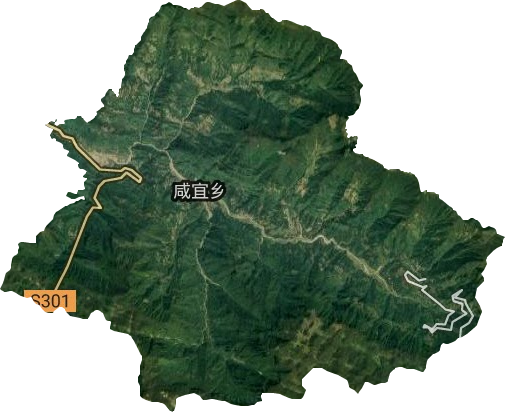 咸宜乡卫星图