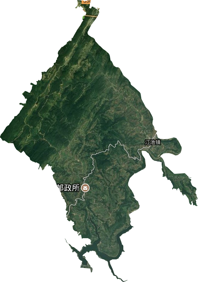 江池镇卫星图