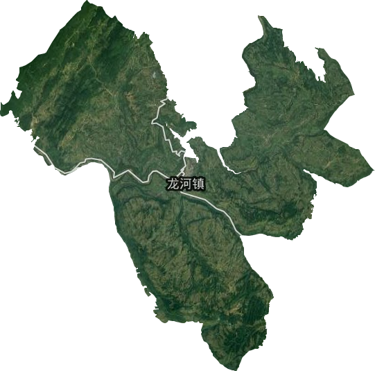 龙河镇卫星图
