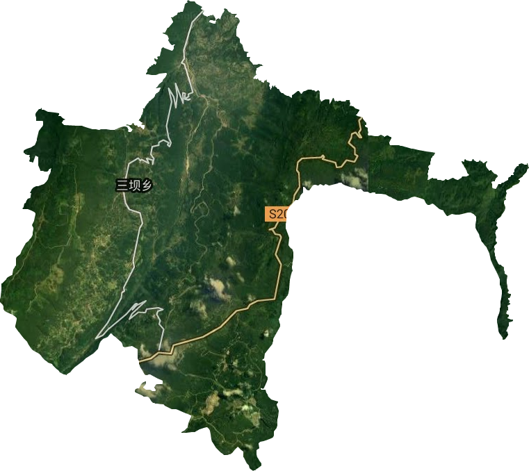 仙女湖镇卫星图