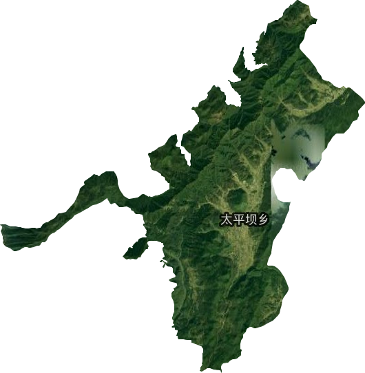 太平坝乡卫星图