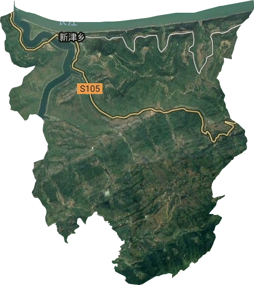 新津乡卫星图