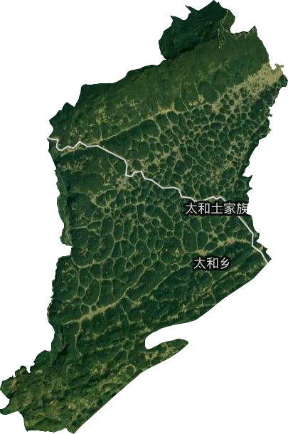 太和土家族乡卫星图