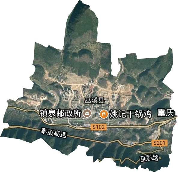 柏杨街道卫星图