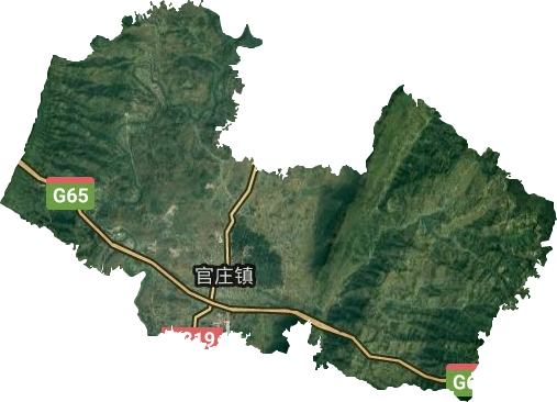 官庄镇卫星图