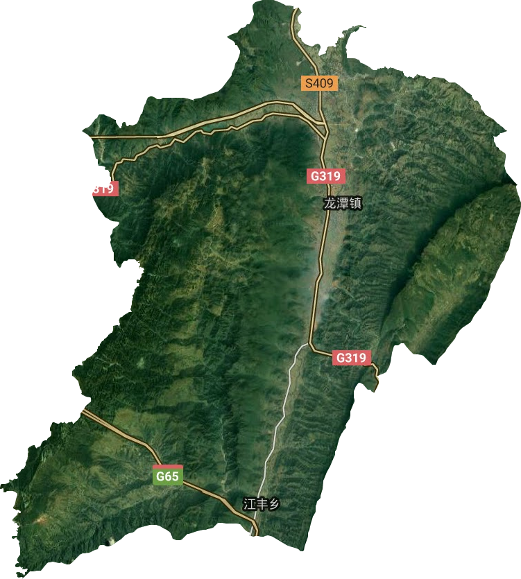 龙潭镇卫星图